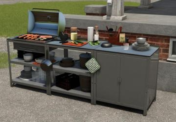 Placeable grillверсия 1.0.0 для Farming Simulator 2025