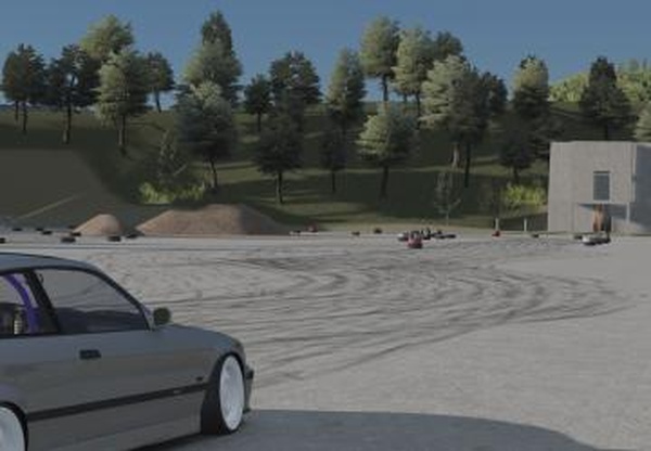 Карта «Cvajo Drift poligon»версия beta 1.0 для Assetto Corsa
