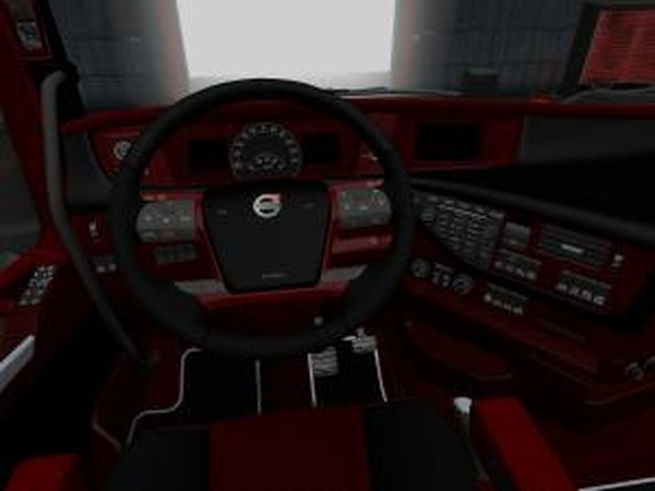 Volvo FH16 2012 Interior Premium Leatherv1.0 для Euro Truck Simulator 2 (v1.30.x)