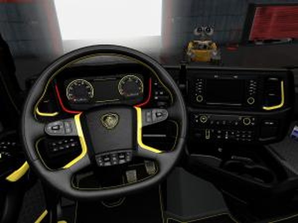 Scania R & S 2016 Interior Bumble Beev1.0 для Euro Truck Simulator 2 (v1.30.x)