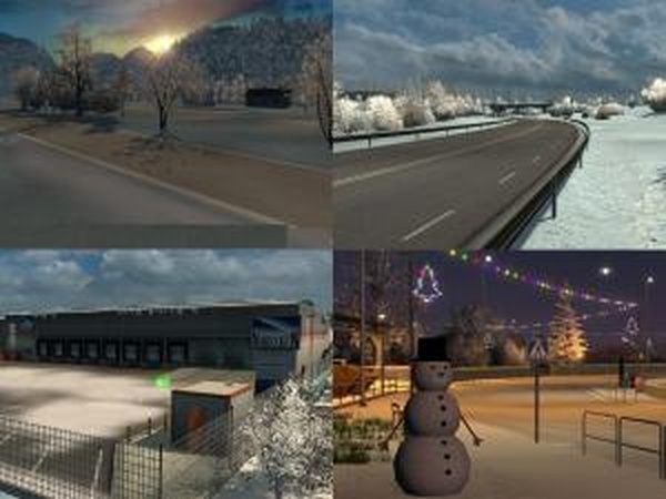 Патч для «Complete Winter Mod»версия 3.1.1 для Euro Truck Simulator 2 (v1.30.x)