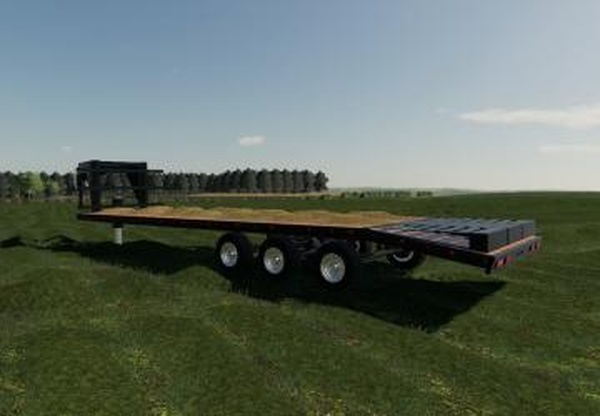 30FT Triaxle Gooseneckверсия 1.0.0.0 для Farming Simulator 2019 (v1.3.х)