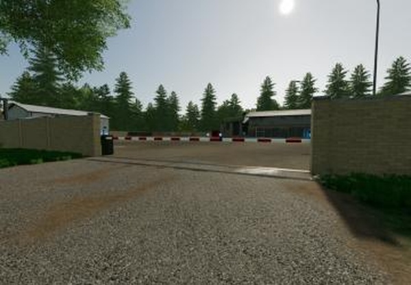 Automatically Opening Access Barrier (Prefab*)v1.0.0.0 для Farming Simulator 2022