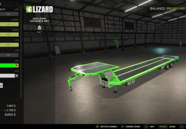 2020 Lizard Gooseneckверсия 1.0 для Farming Simulator 2025
