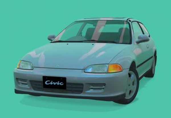 Honda Civic (EG6) Si-Rверсия REV.2a* для Assetto Corsa