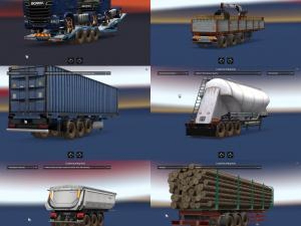 Сдвоенные колёса для прицеповверсия 1.0 для Euro Truck Simulator 2 (v1.27, - 1.30.x)