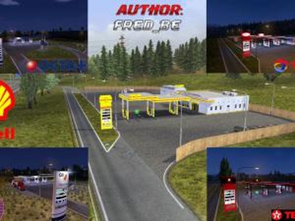 Реальные заправкиверсия 15.12.17 для Euro Truck Simulator 2 (v1.30.x, - 1.34.x)