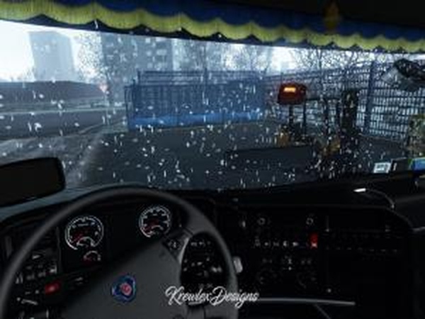 Snowfall Modверсия 1.0 для Euro Truck Simulator 2 (v1.28.x, 1.30.x)