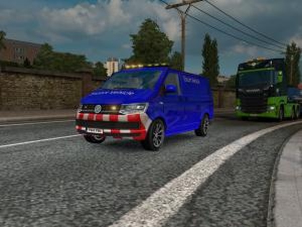 Skinnable Transporter T6 Special Transport DLCv1.0 для Euro Truck Simulator 2 (v1.30.x)