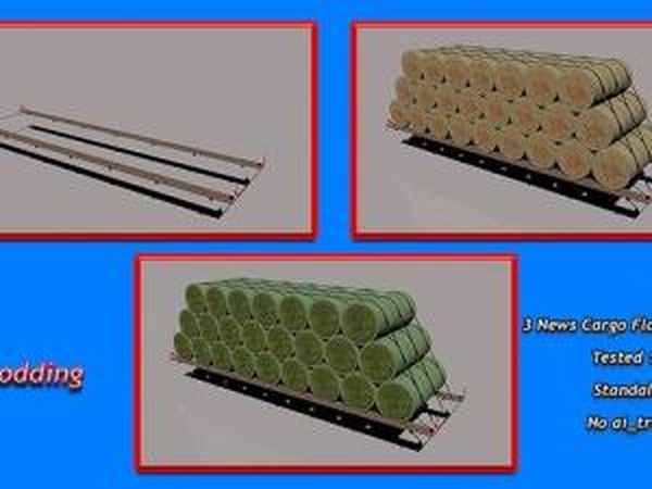 3 новых груза для бортового прицепаверсия 1.0 для Euro Truck Simulator 2 (v1.28.x, 1.30.x)