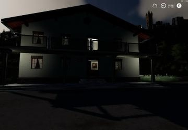 Placeable House With Sleep Triggerверсия 1.0.0.0 для Farming Simulator 2019 (v1.3.х)