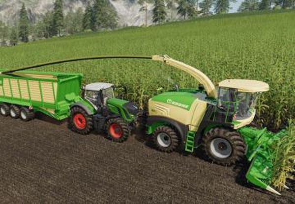 Krone BigX 580версия 1.0.0.1 для Farming Simulator 2019 (v1.3.х)