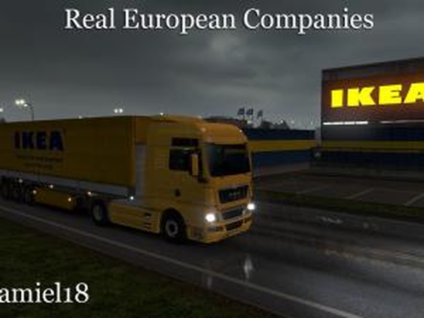 Real European Companiesверсия 2.45 для Euro Truck Simulator 2 (v1.30.x)