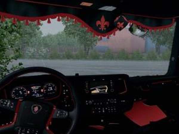 Scania 2016 S&R CMI Red Interiorверсия 1.0 для Euro Truck Simulator 2 (v1.28.x, - 1.36.x)