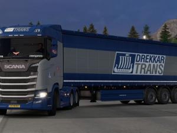 Большой пак скинов оригинальных SCS компаний для грузовиковv1.1 для Euro Truck Simulator 2 (v1.30.x)