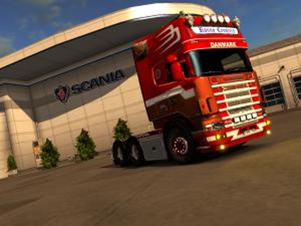 Скин «Ronny Ceusters» для Scania RJL 6 & 4 Series + Lightboxv1.0 для Euro Truck Simulator 2 (v1.30.x)