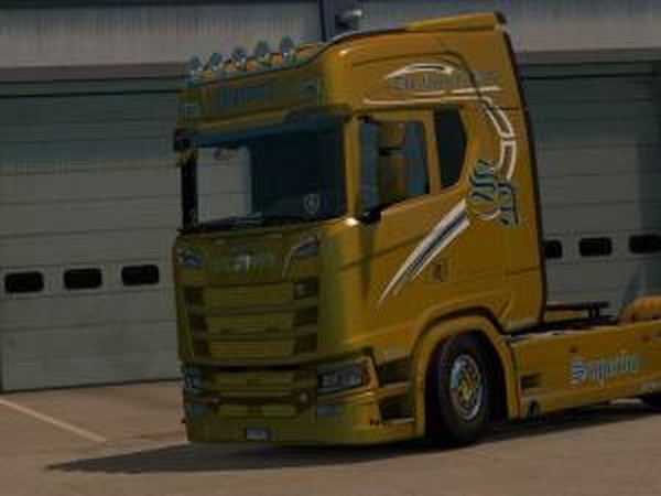 Скин «Perrotti Autotrasporti» для Scania Sv1.0 для Euro Truck Simulator 2 (v1.30.x)