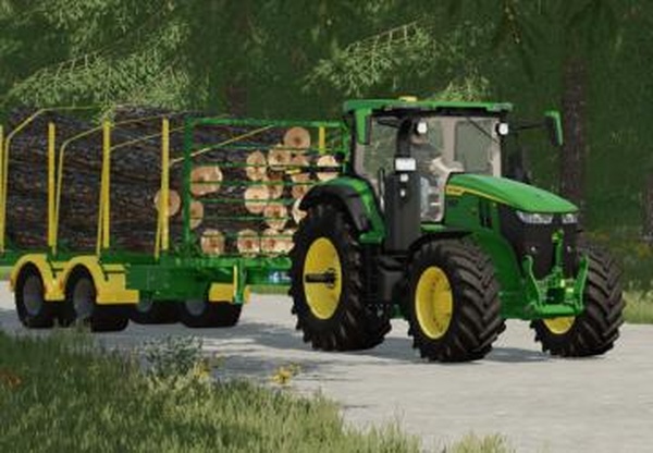 Lizard LT679 Short Log Trailerверсия 1.0.0.0 для Farming Simulator 2022