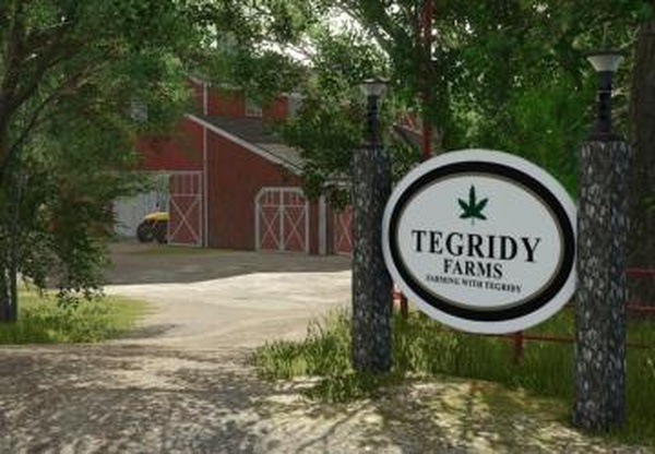 Tegridy Farm Signверсия 1.0.0.0 для Farming Simulator 2025