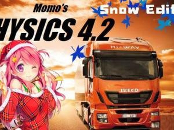 Momo`s Physics Snow Editionверсия 4.2.11 для Euro Truck Simulator 2 (v1.30.x)
