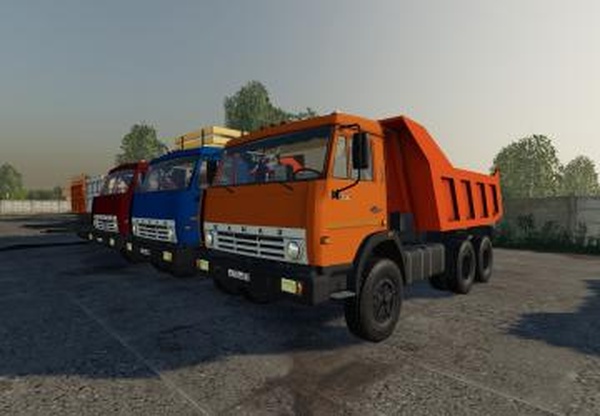 КамАЗ-55111 «Совок»версия 1.0.0.0 для Farming Simulator 2019 (v1.3.x)