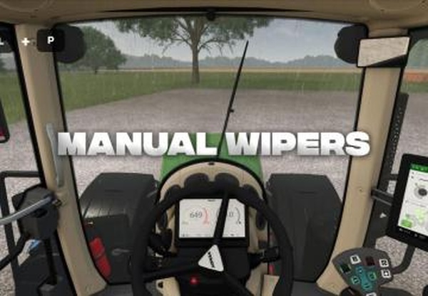 Manual wipersверсия 1.0.0.0 для Farming Simulator 2025