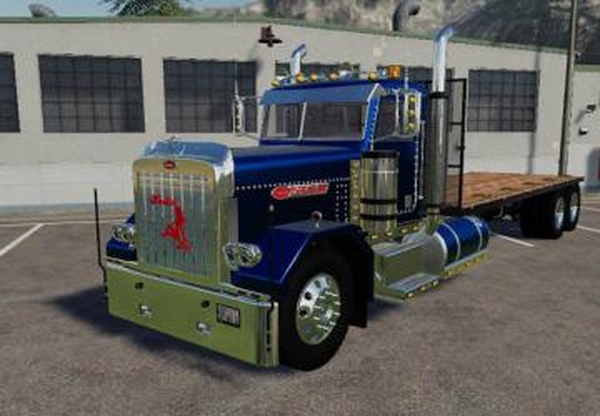 Peterbilt Flatbedверсия 1.0.0.0 для Farming Simulator 2019 (v1.3.х)