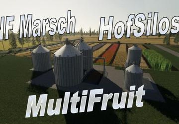 Multifruit Silo Mit Erweiterungверсия 4.0 для Farming Simulator 2019 (v1.3.х)