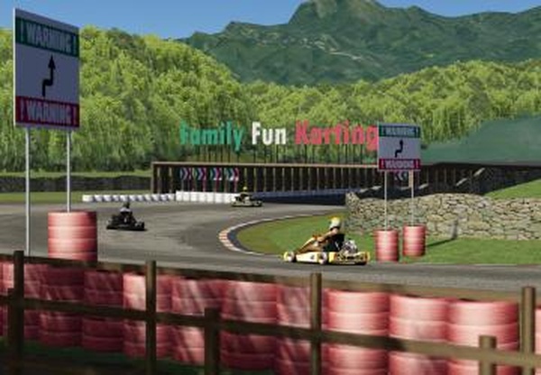 Карта «Family fun karting»версия 1.0 для Assetto Corsa