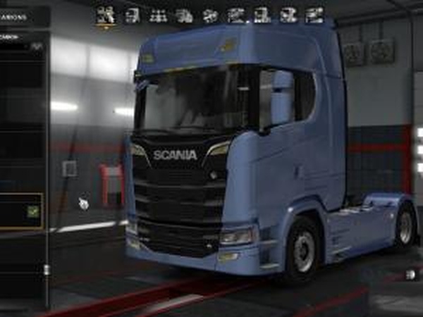 Yellow Light Scania Nextверсия 1.0 для Euro Truck Simulator 2 (v1.28.x, 1.30.x)