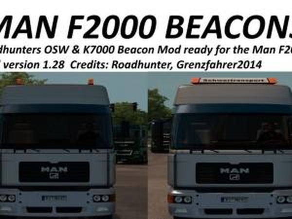 MAN F2000 Beaconsверсия 1.0 для Euro Truck Simulator 2 (v1.28.x, - 1.39.x)