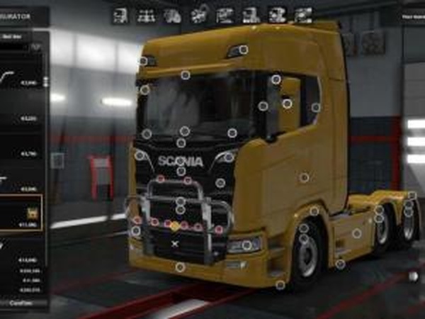 Логотип и решетка для Scania S 2016версия 1.0 для Euro Truck Simulator 2 (v1.30.x)