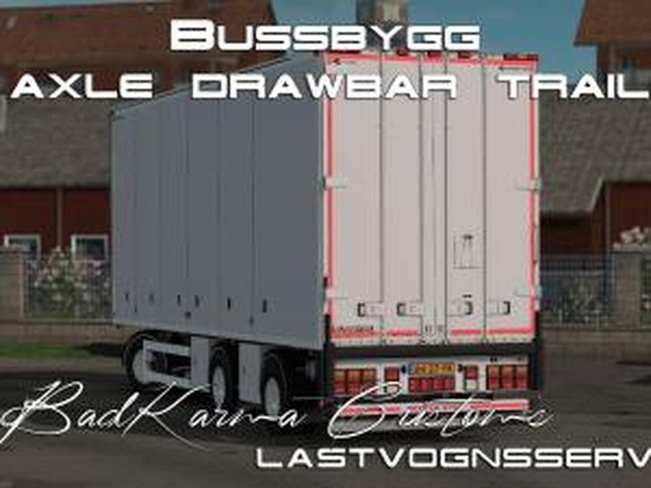 Bussbygg 3 axle drawbarверсия 1.2 для Euro Truck Simulator 2 (v1.28.x, 1.30.x)