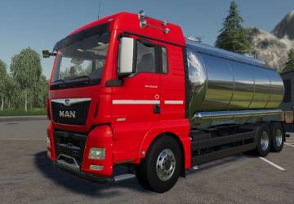 MAN TGX Tanker Truckверсия 1.1.0.0 для Farming Simulator 2019 (v1.3.х)