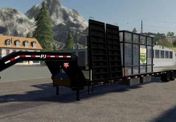 Remake 40ft PJ Lawn Trailerверсия 1.0.0.0 для Farming Simulator 2019 (v1.3.х)
