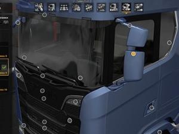 Scania Next Gen Mirror Full Paintверсия 1.0 для Euro Truck Simulator 2 (v1.30.x)