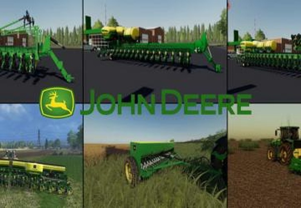 John Deere Seeders Packверсия 1.0.0.0 для Farming Simulator 2019 (v1.3.х)