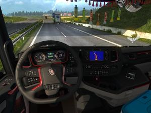 Обновленный интерьер для Scania R&S 2016v1.0 для Euro Truck Simulator 2 (v1.30.x)