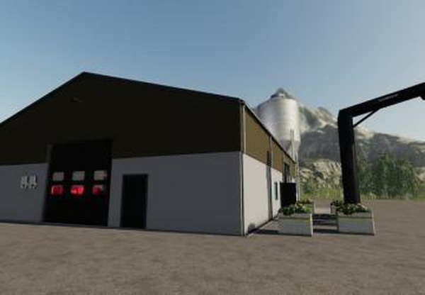 Hall with siloверсия 3.0.0.0 для Farming Simulator 2019 (v1.3.х)
