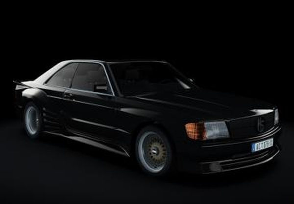 Mercedes-Benz (C126) 560 SEC KOENIG - 1988v1.1 для Assetto Corsa