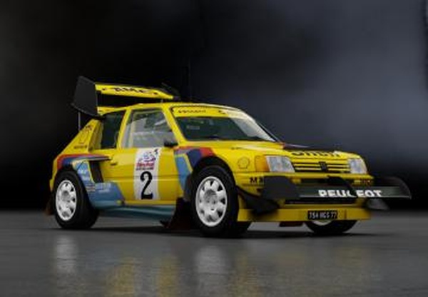 Peugeot 205 T16 Pikes Peakверсия 1.1 для Assetto Corsa