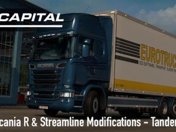 Scania R & S by RJL Tandemверсия 5.0 для Euro Truck Simulator 2 (v1.28.x)