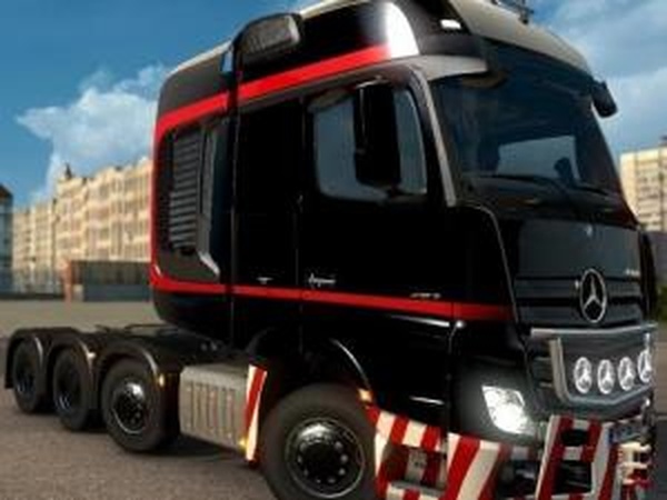 Mercedes Actros 4160 SLT ’Titan’ 8x4версия 1.0 для Euro Truck Simulator 2 (v1.28.x, 1.30.x)