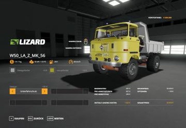 IFA W50 LA/Z MK 56версия 1.1 для Farming Simulator 2019 (v1.3.0.1)
