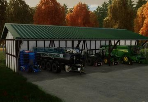 Halftimbered Shelterверсия 1.0.0.0 для Farming Simulator 2022
