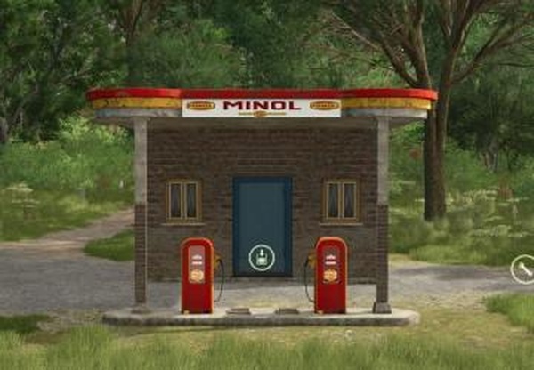 Minol gas station packверсия 1.1.0.0 для Farming Simulator 2025