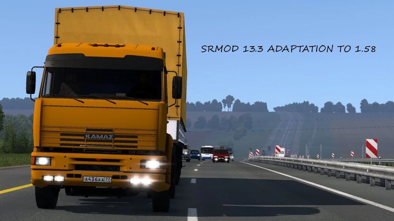 МОД Южный Регион 13.3 адаптация к 1.58 ДЛЯ EURO TRUCK SIMULATOR 2