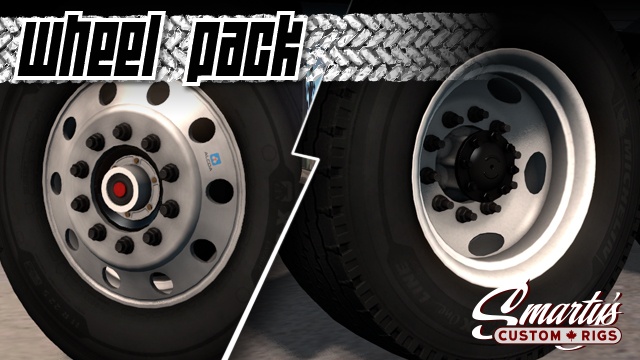МОД Smarty's Wheel Pack v1.10.3 ДЛЯ AMERICAN TRUCK SIMULATOR