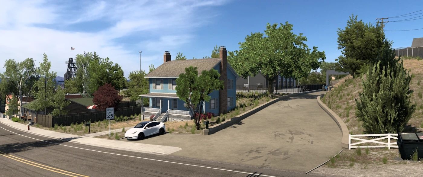 МОД House with garage in Butte (Montana) v2.0 ДЛЯ AMERICAN TRUCK SIMULATOR