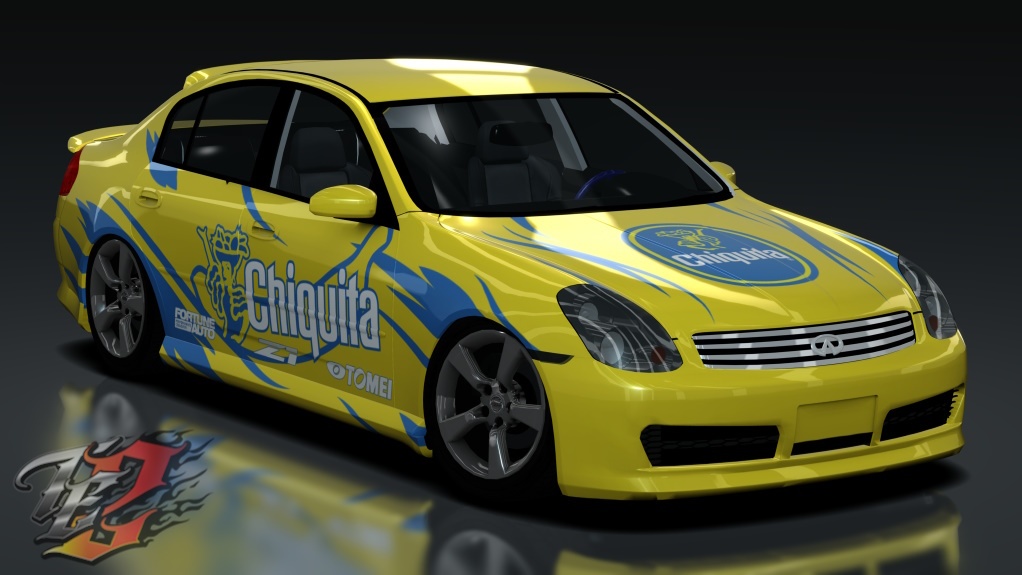 Мод TE2 2004 Infiniti G35 Sedan v2.0 для Assetto Corsa
